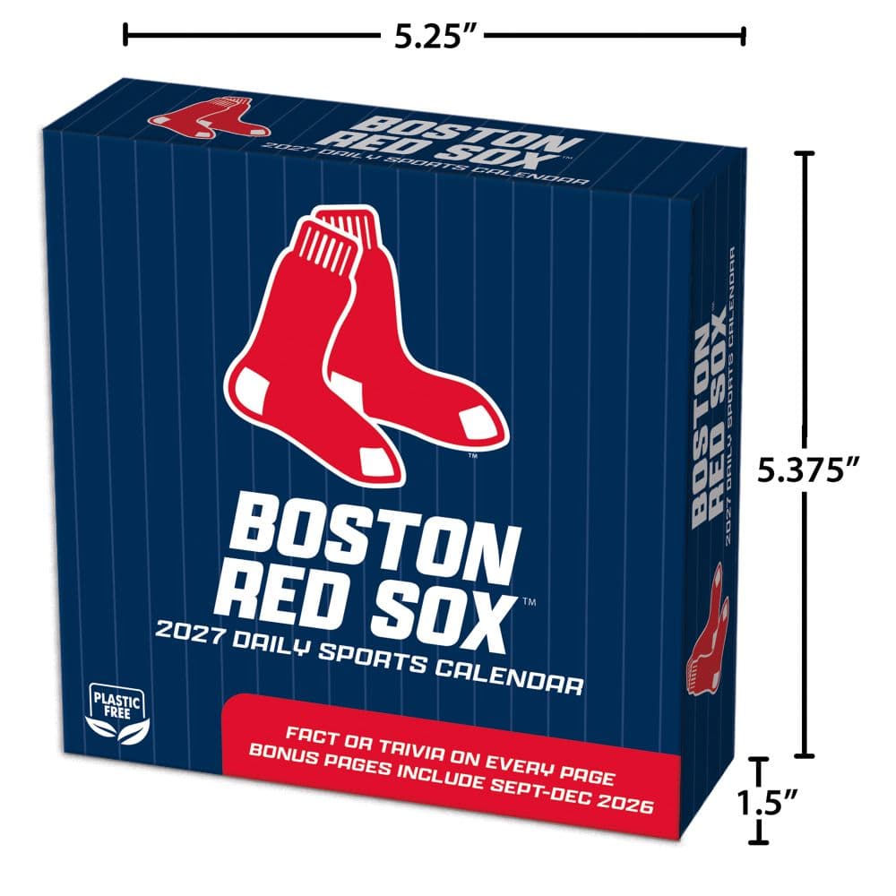 MLB Boston Red Sox 2027 Desk Calendar Fifth Alternate Image