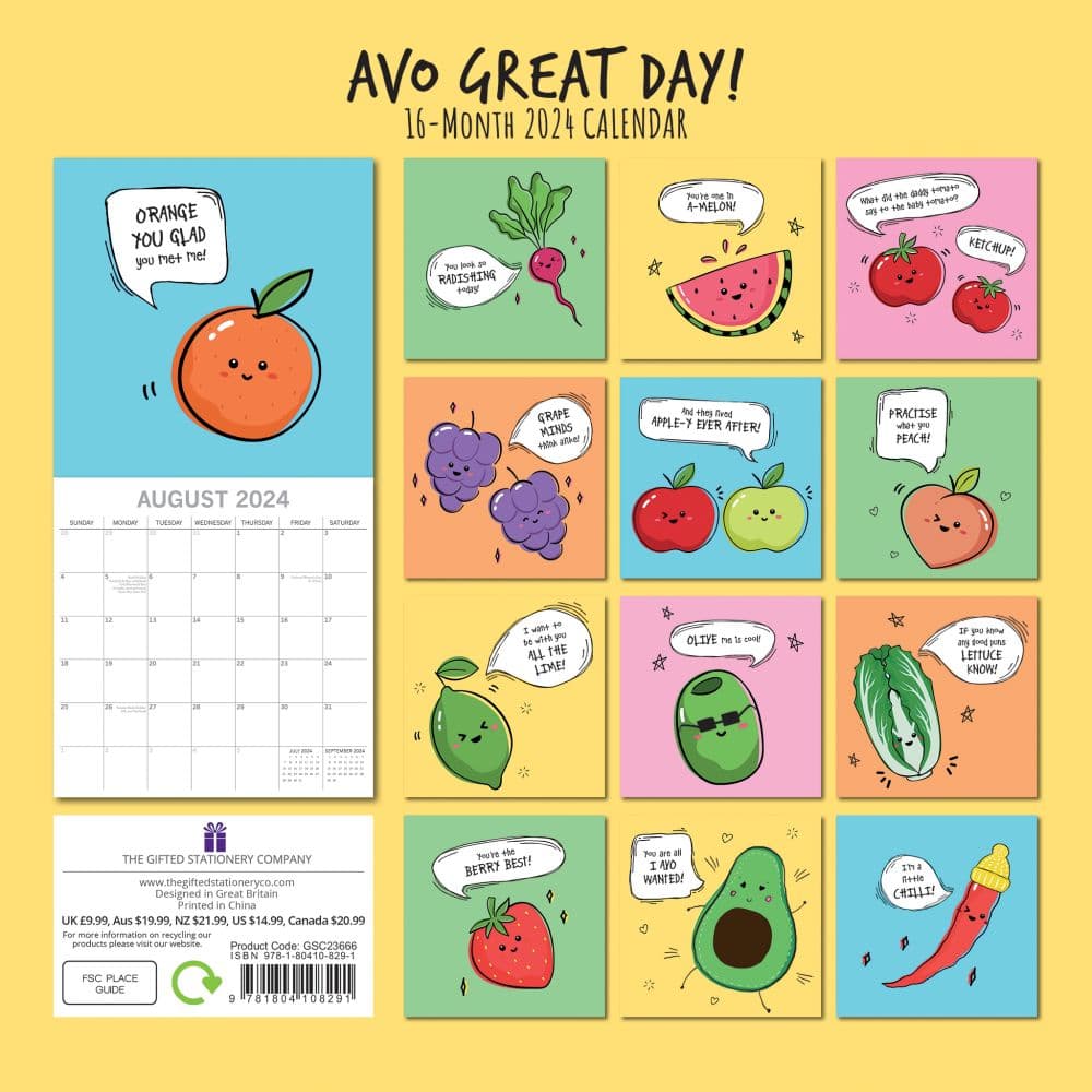Avo Great Day 2024 Wall Calendar First Alternate Image width=&quot;1000&quot; height=&quot;1000&quot;