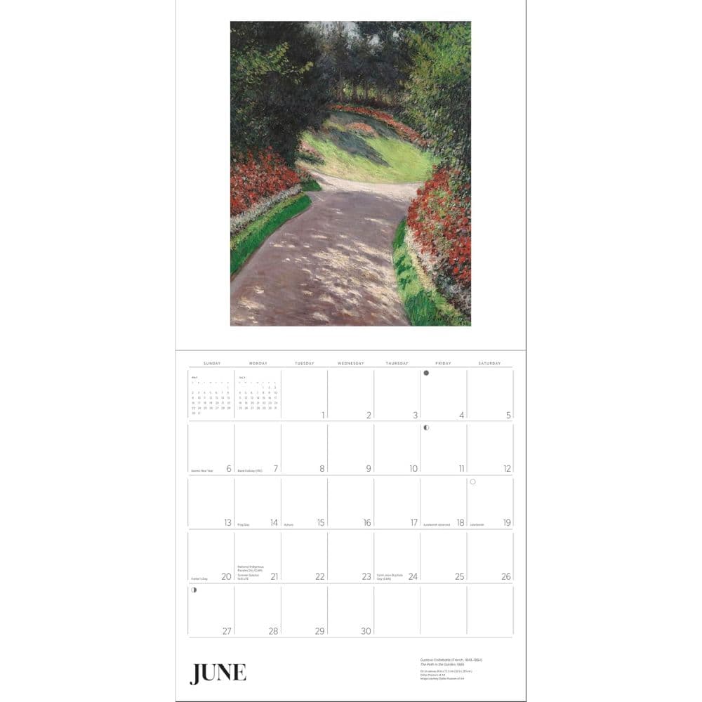Gardens of the Impressionists 2027 Wall Calendar Second Alternate Image