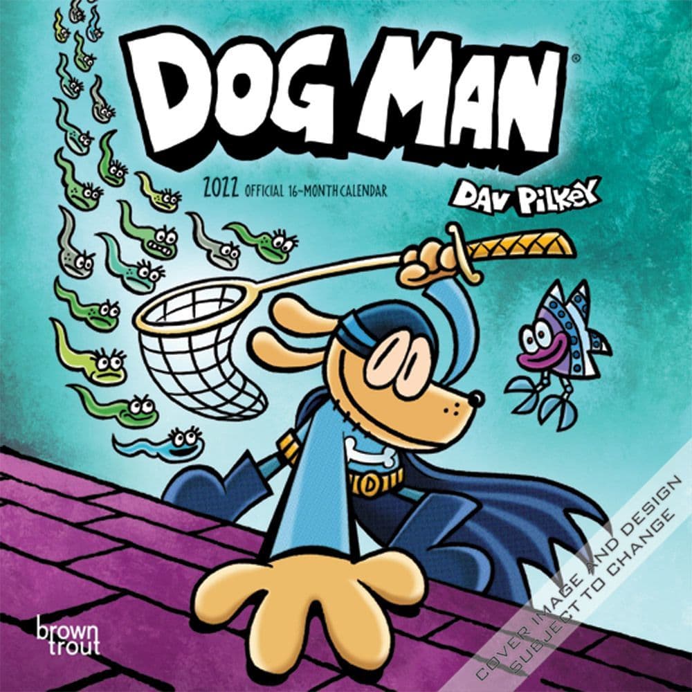 Dog Man 2022 Mini Wall Calendar
