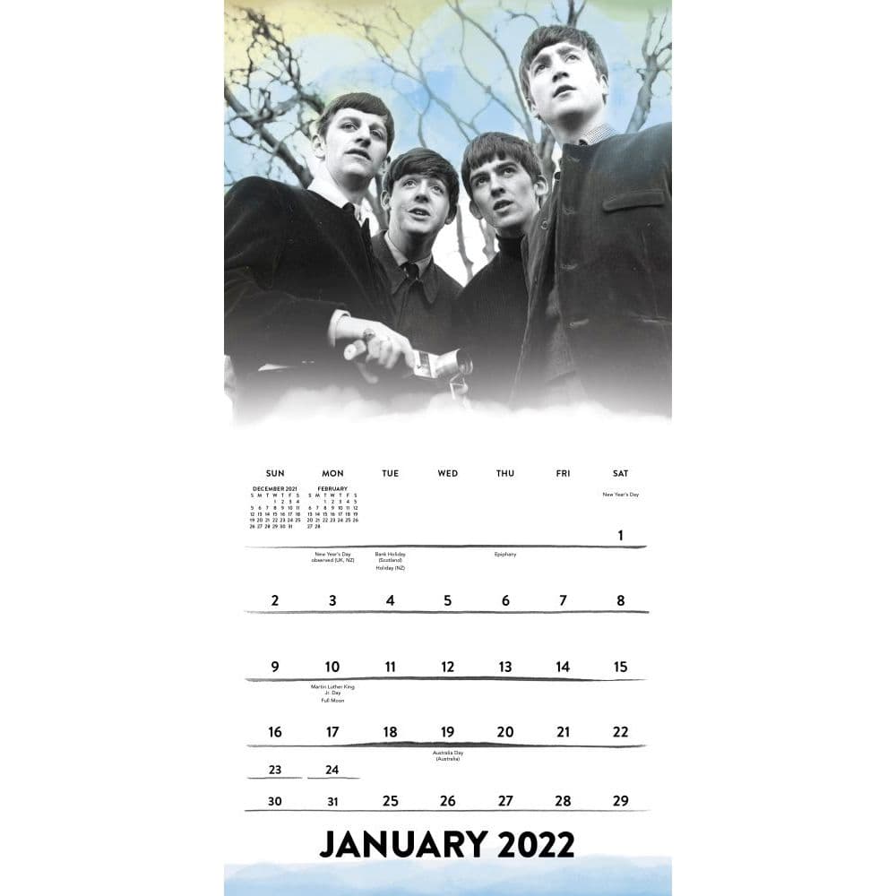 Calendrier 2023 Beatles Beatles Special Edition Kit 2022 Wall Calendar - Calendars.com