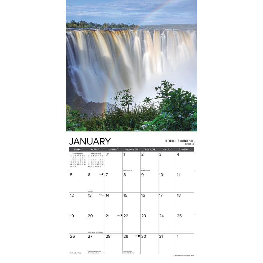 Wonders Of The World 2025 Wall Calendar Second Alternate Image width="1000" height="1000"
