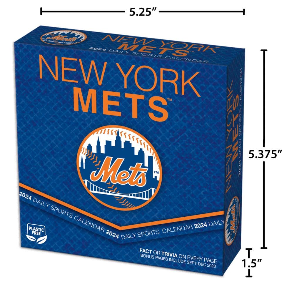 MLB New York Mets 2024 Desk Calendar Sixth Alternate Image width=&quot;1000&quot; height=&quot;1000&quot;