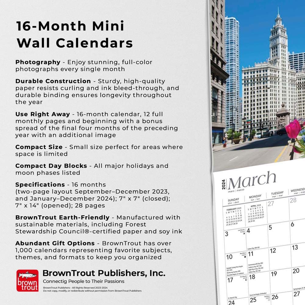 Chicago 2024 Mini Wall Calendar Fourth Alternate  Image width=&quot;1000&quot; height=&quot;1000&quot;