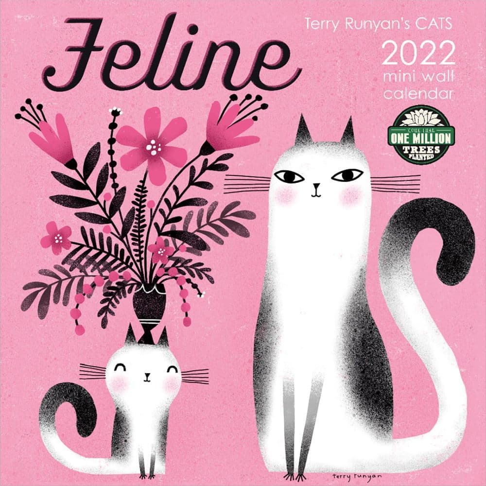 Feline Runyan Art 2022 Mini Wall Calendar