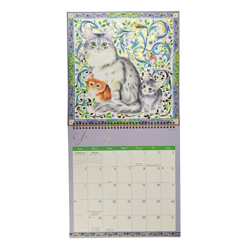 Loving Cats 2026 Spiral Wall Calendar Second Alternate Image