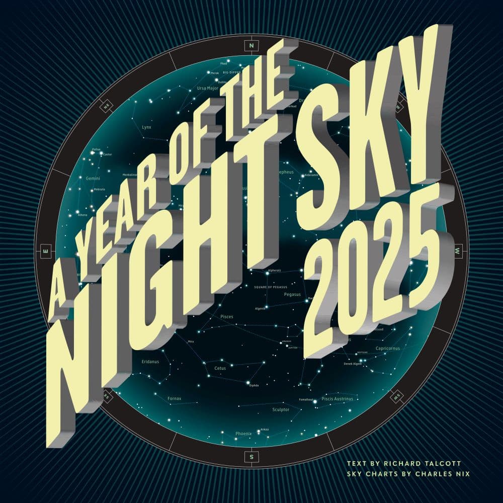 Year in the Night Sky 2025 Wall Calendar Main Image