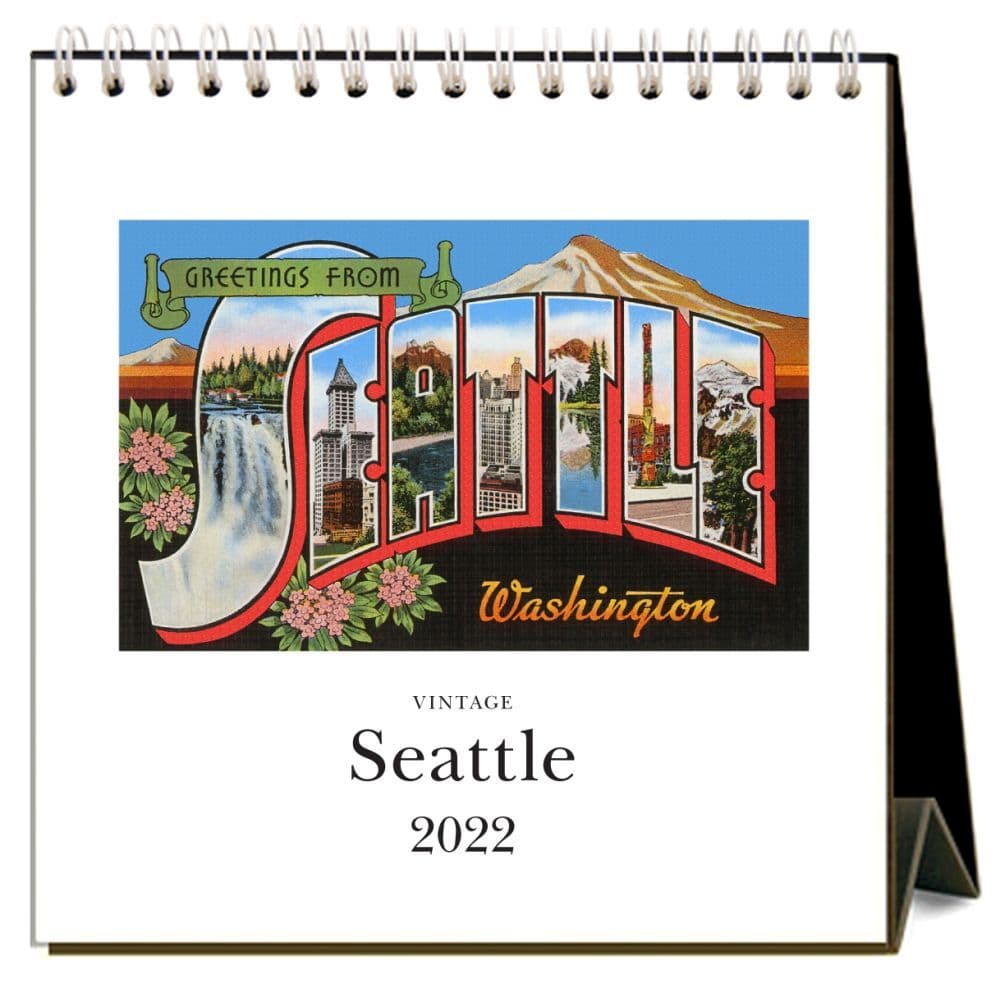 Seattle 2022 Desk Calendar