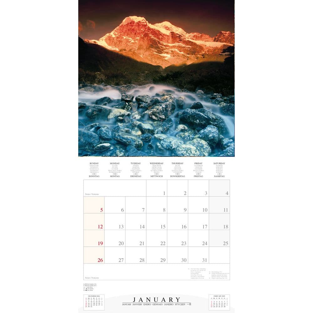 Himalaya 2025 Wall Calendar Second Alternate Image width="1000" height="1000"