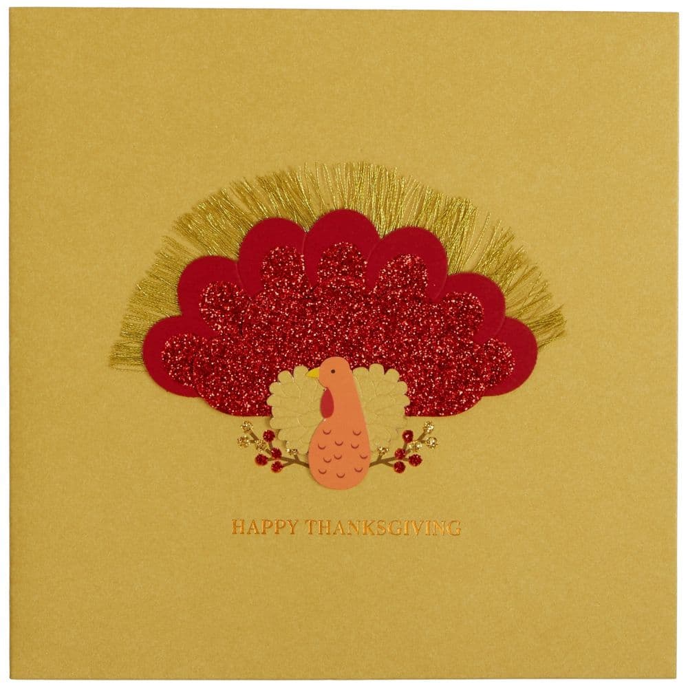 Turkey with Fringe Fall Card First Alternate Image width=&quot;1000&quot; height=&quot;1000&quot;