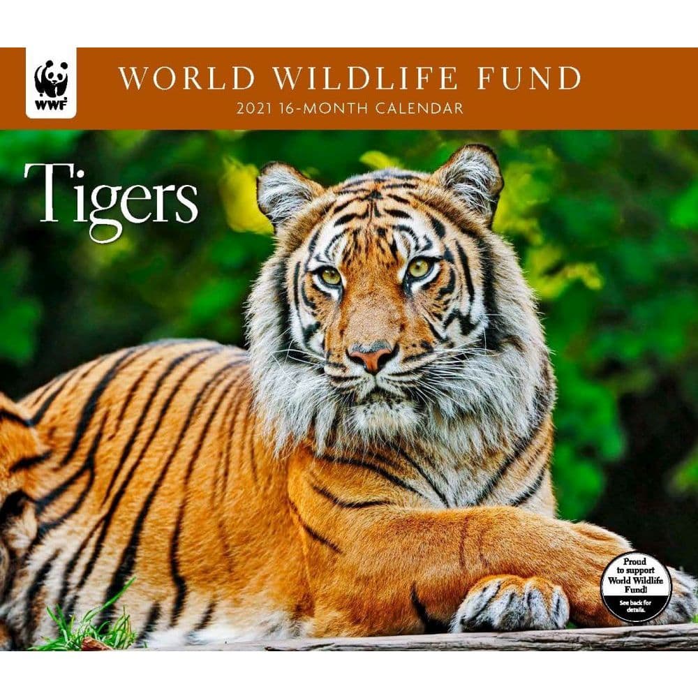 Tigers WWF Wall Calendar