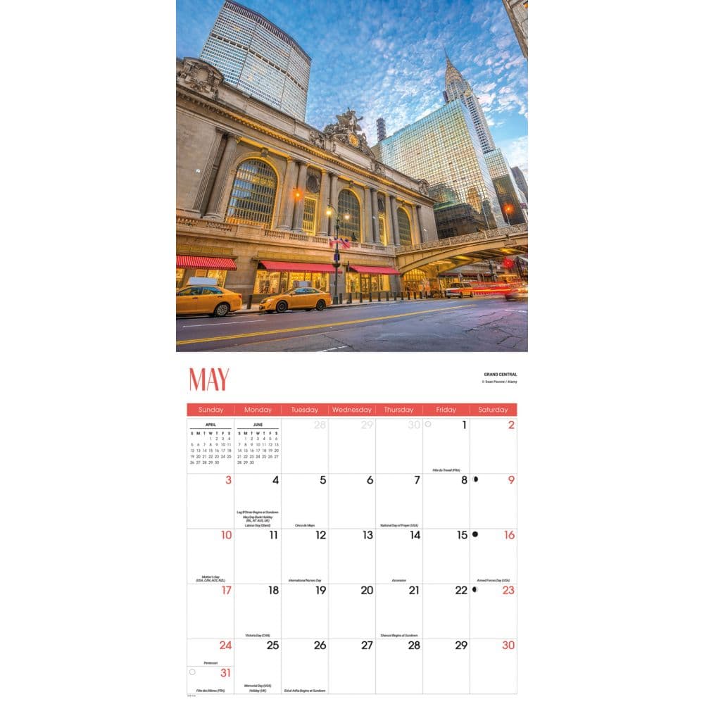 New York 2026 Wall Calendar Third Alternate Image