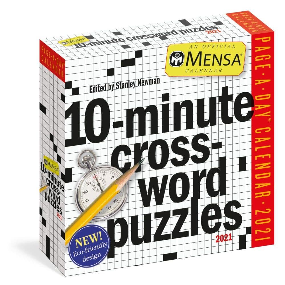 Mensa Crossword Desk Calendar