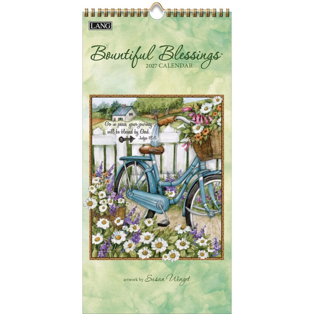Bountiful Blessings 2027 Vertical Wall Calendar by Susan Winget Main Product Image