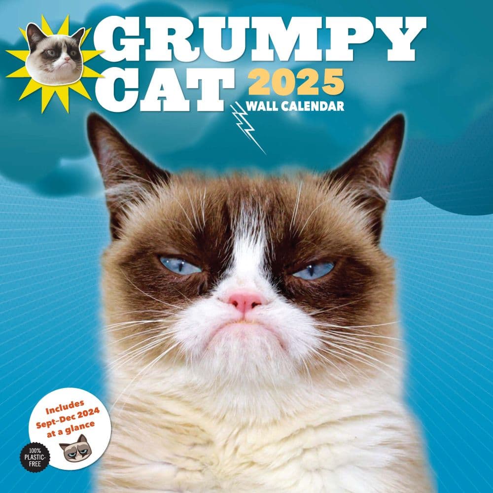 Grumpy Cat 2025 Wall Calendar - Calendars.com