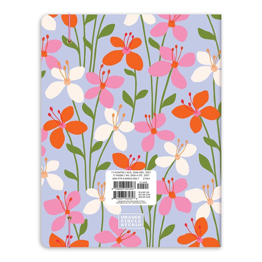 Secret Garden English Spanish Bilingual Just Right 2027 Monthly Planner First Alternate Image