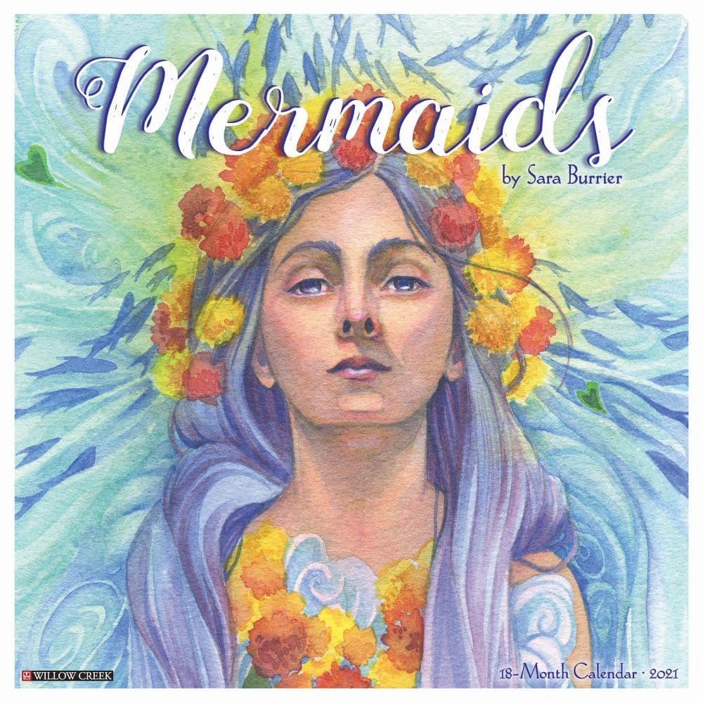2021 Mermaids Wall Calendar