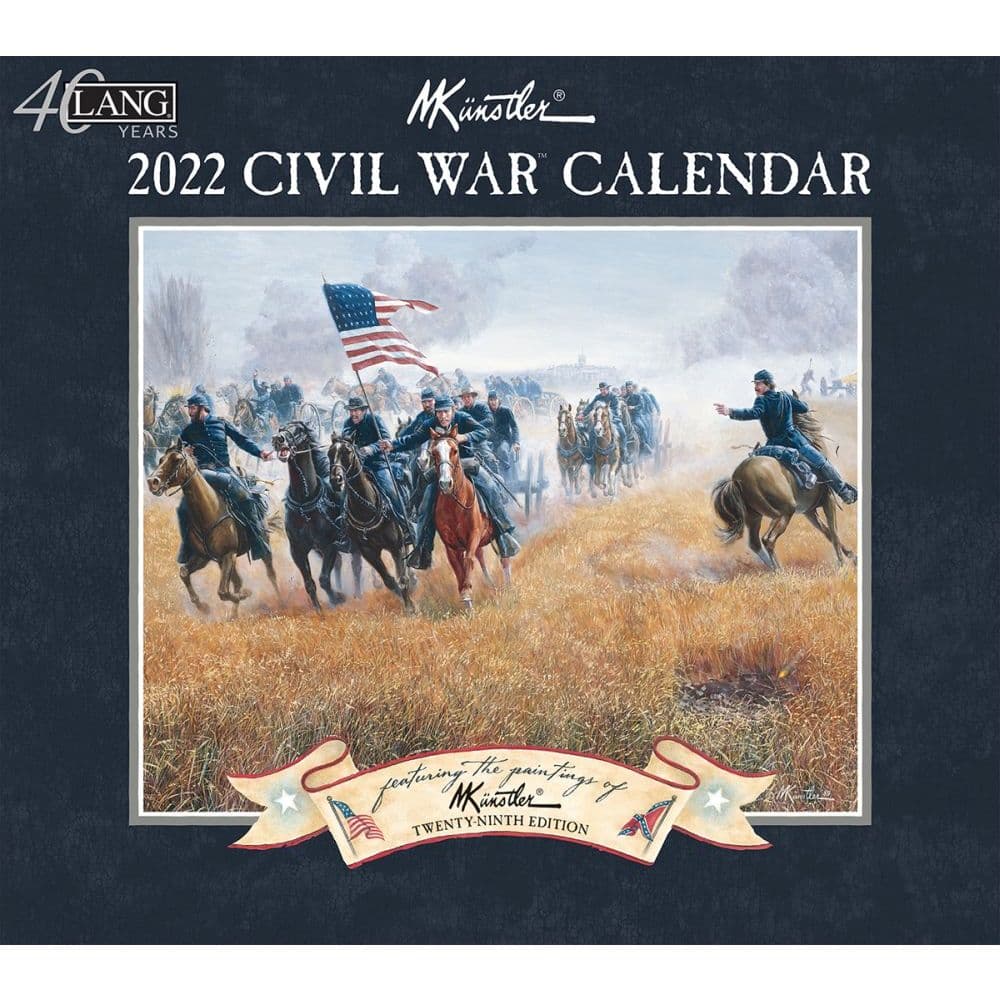 Gettysburg Academic Calendar 2022 Civil War 2022 Wall Calendar - Calendars.com