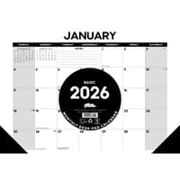 image Basic 17x12 2026 Small Desk Pad Main Product Image