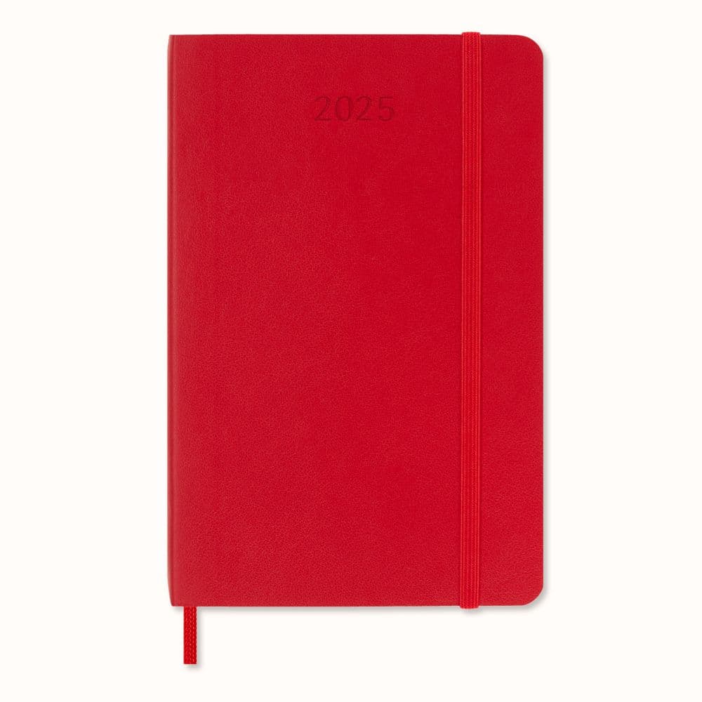 Moleskine Pocket Red Weekly Soft Cover 2025 Planner