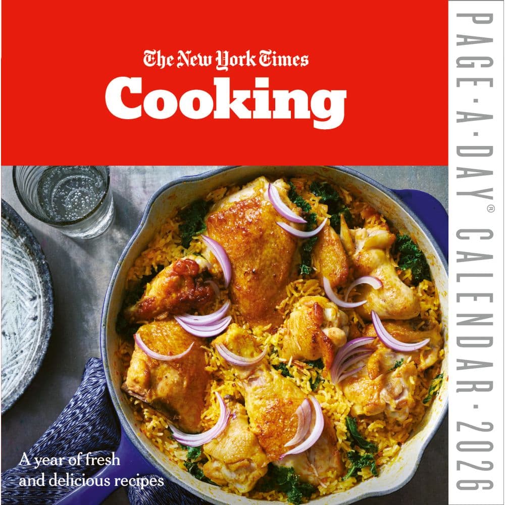 New York Times Cooking 2026 Desk Calendar Main Image