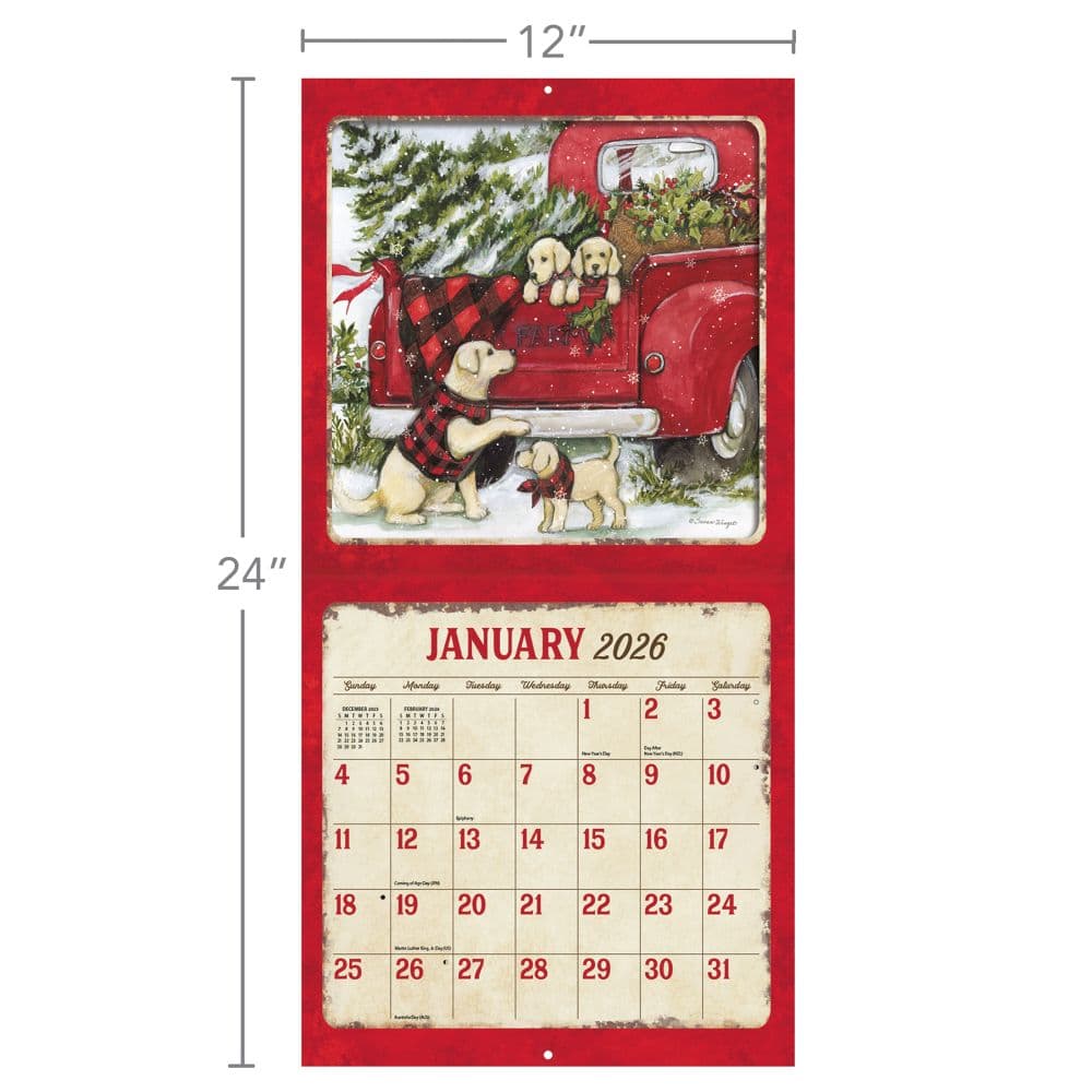 Country Road 2026 Wall Calendar_ALT4