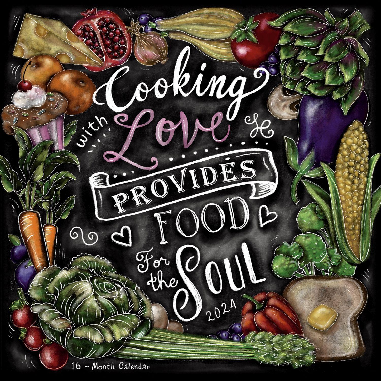 Cooking With Love 2024 Wall Calendar