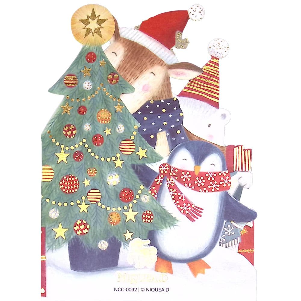 Animal Christmas Card Second Alternate Image