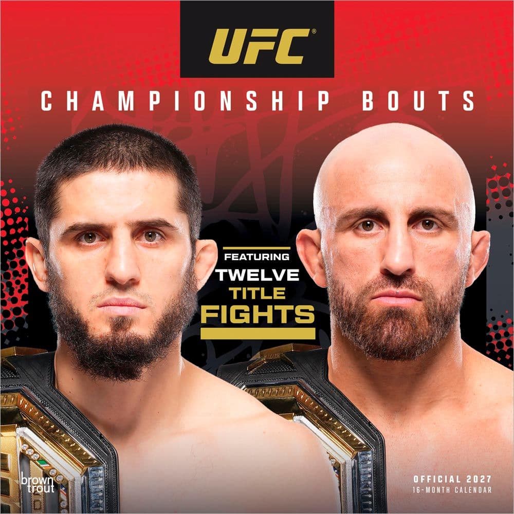 image UFC Championship Bouts 2027 Wall Calendar Main Product Image