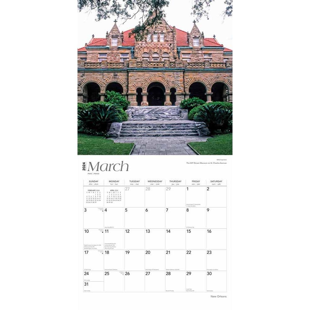 New Orleans 2024 Wall Calendar Second Alternate Image width=&quot;1000&quot; height=&quot;1000&quot;