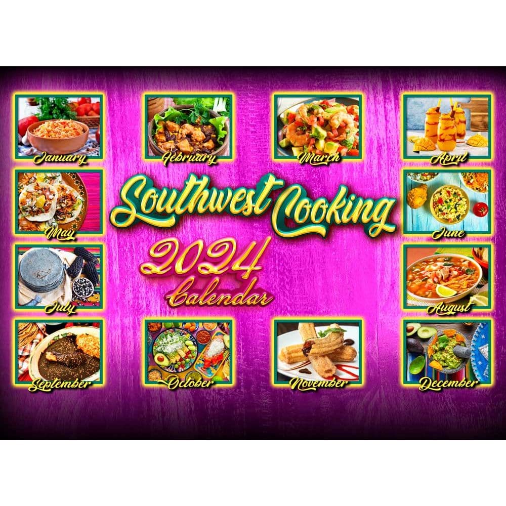 Southwest Cooking 2024 Wall Calendar - Calendars.com