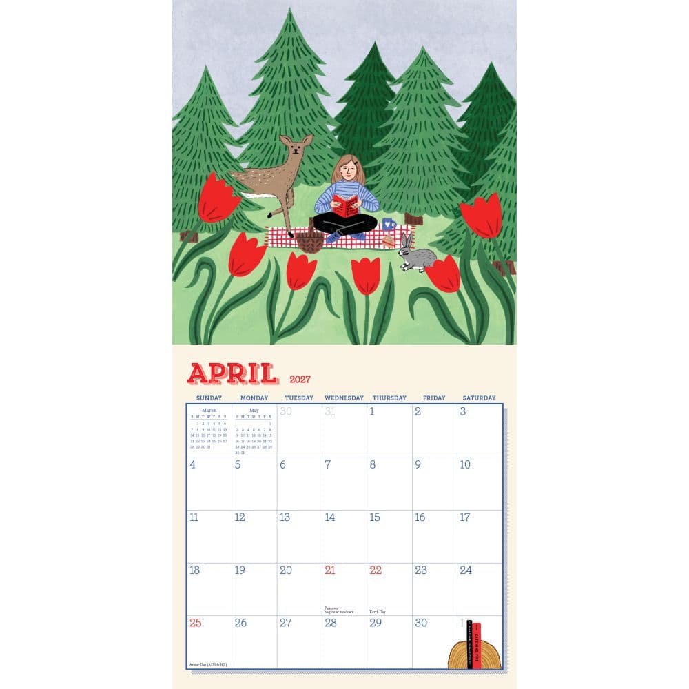 Book Nerd 2027 Mini Wall Calendar Third Alternate Image