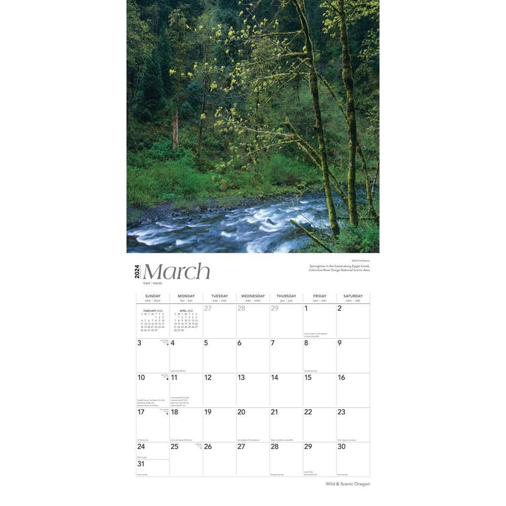 Oregon Wild and Scenic 2024 Wall Calendar Second Alternate  Image width=&quot;1000&quot; height=&quot;1000&quot;