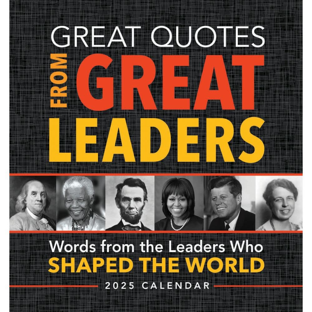 Great Quotes From Great Leaders 2025 Desk Calendar Fifth Alternate Image width=&quot;1000&quot; height=&quot;1000&quot;