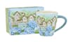 image Hydrangea Fence Cafe Mug by Jane Shasky Main Image