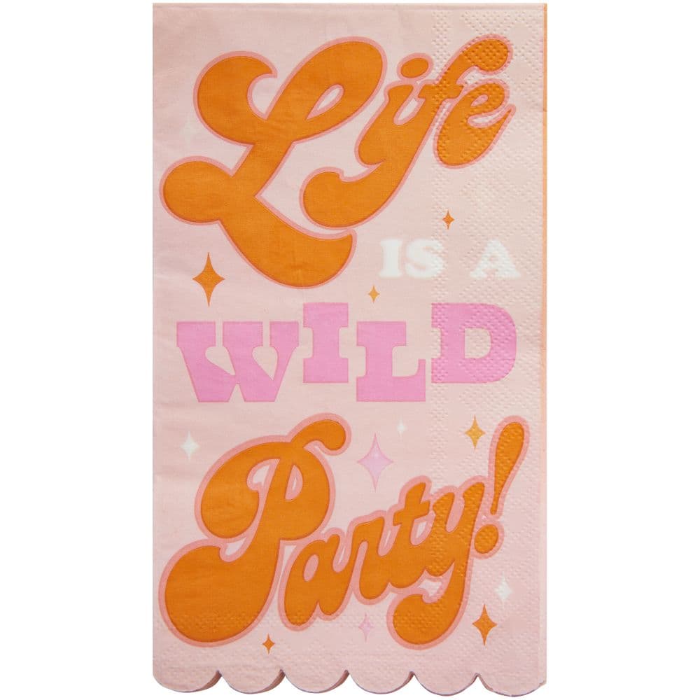 Lang Life is a Wild Party Guest Dinner Napkins