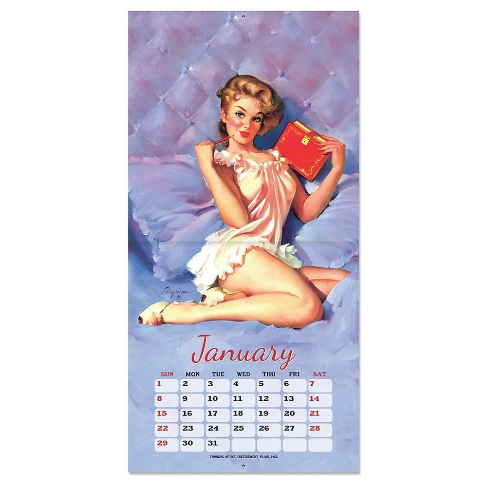 Uop Calendar 2023 Elvgren Pin-Up Girls 2023 Wall Calendar - Calendars.com