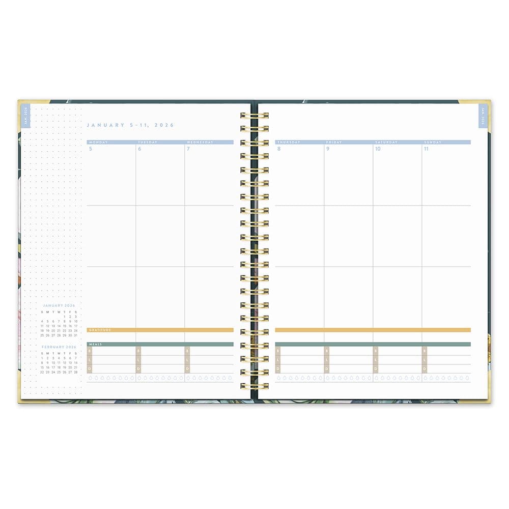 Bella Flora Spiral 2026 Planner Eighth Alternate Image