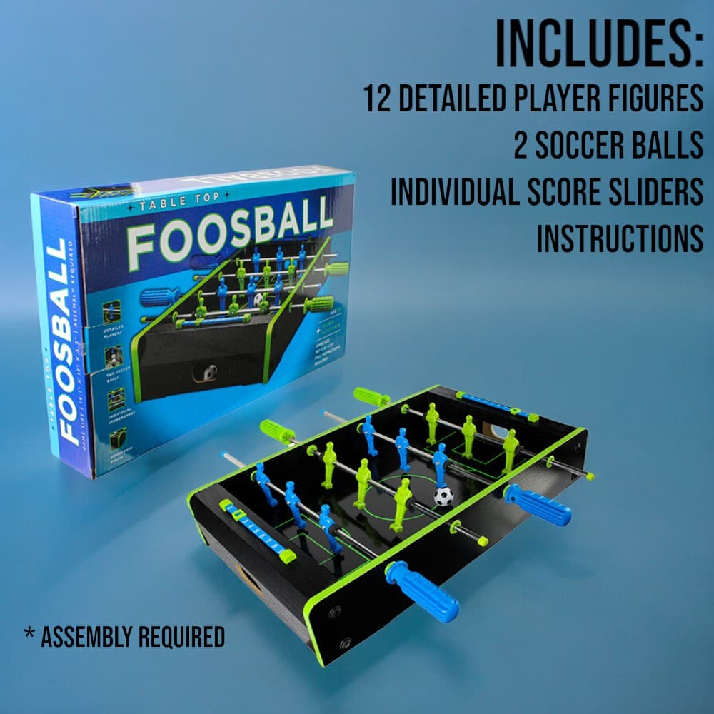 Neon Foosball Tabletop Game Eighth Alternate Image