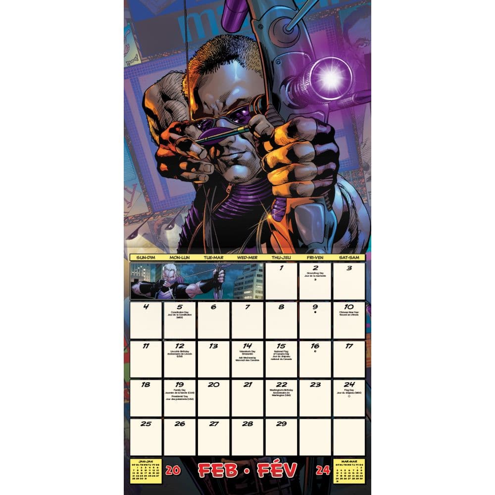 Avengers Gameverse 2024 Wall Calendar Alternate Image 4