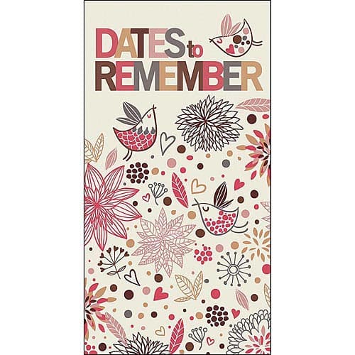 Dates to Remember Perpetual Wall Calendar