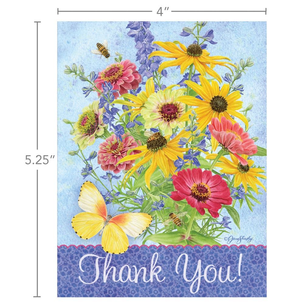 Bouquet of Thanks Assorted Boxed Note Cards Alt5