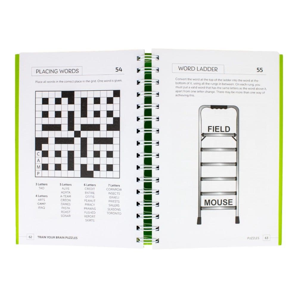 Go!Games Train Your Brain Puzzle Book Second Alternate Image