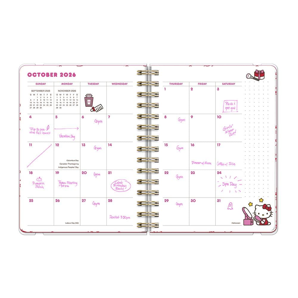 Hello Kitty Playful Pink 2026 Planner Second Alternate Image