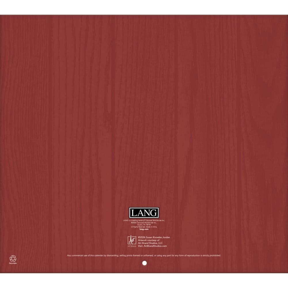 Covered Bridge 2027 Wall Calendar by Susan Knowles Jordan Fourth Alternate Image