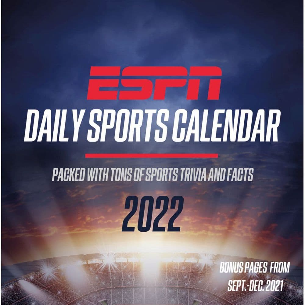 ESPN 2022 Desk Calendar