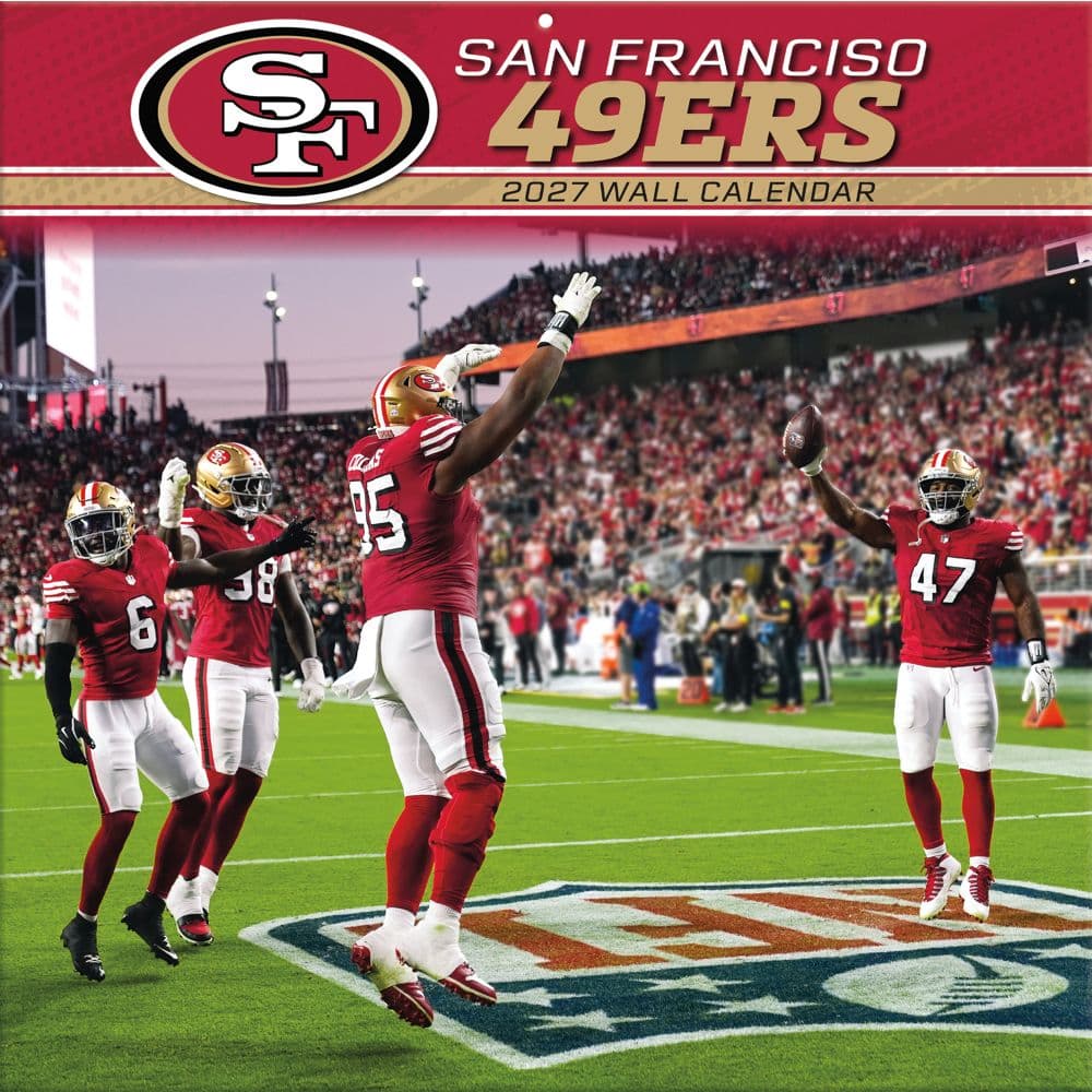 image NFL San Francisco 49ers 2027 Wall Calendar Main Product Image