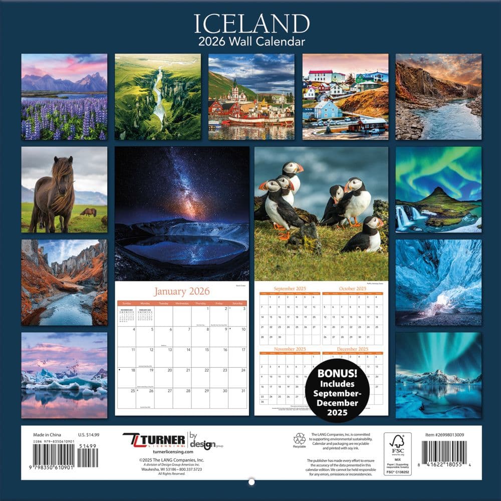 Iceland 2026 Wall Calendar_ALT1