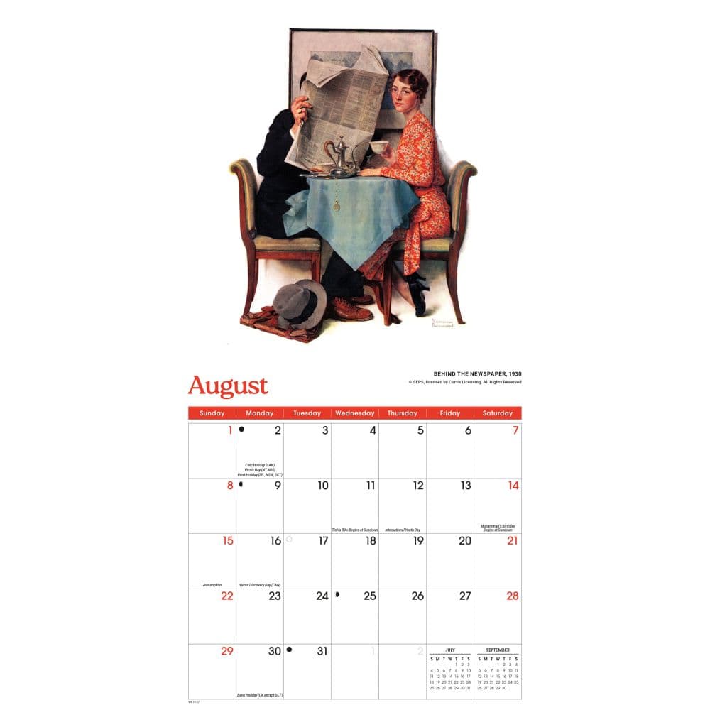 Rockwell 2027 Mini Wall Calendar Third Alternate Image