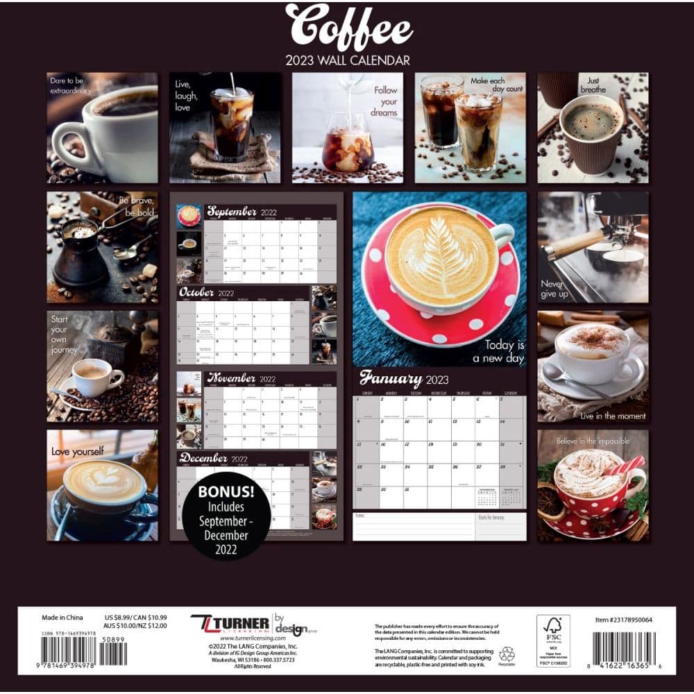 Coffee Calendar 2023 Coffee 2023 Mini Wall Calendar - Calendars.com